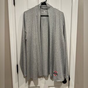 Ohio State Colosseum Athletics Mist Grey Cardigan Size XL
